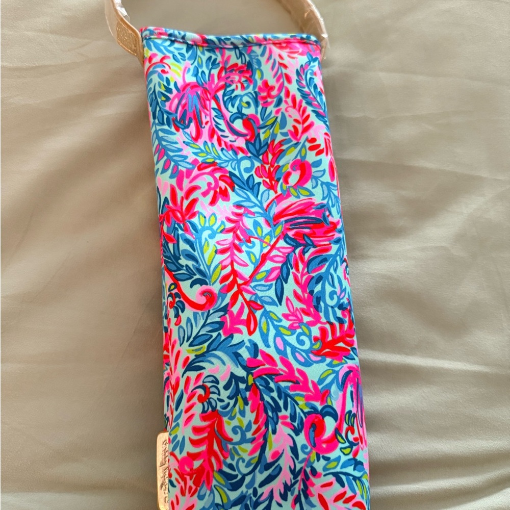 Lily Pulitzer Colorful Patterned Wine Tote